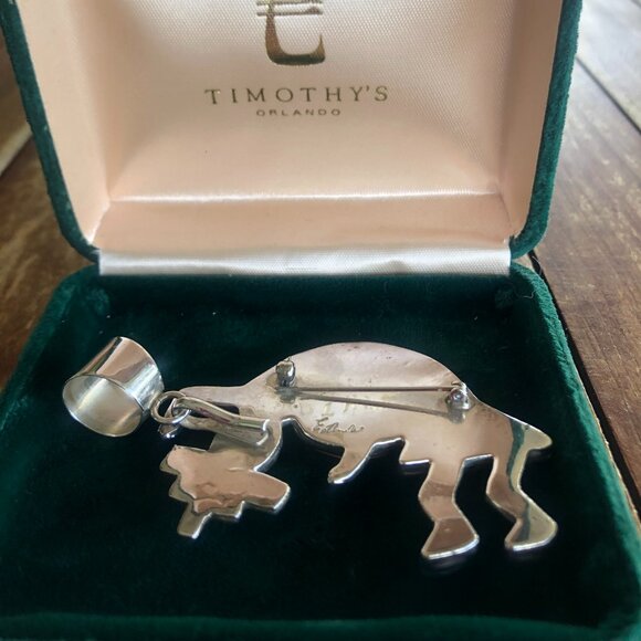 Kokopelli pendant/pin - Picture 4 of 12